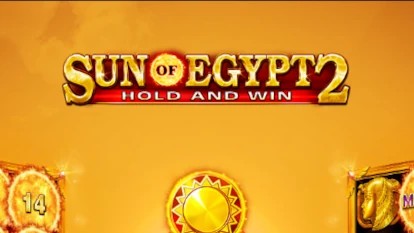 Sun of Egypt 2: Hold and Win online game logo by Booongo on leoncasino-portugal.com